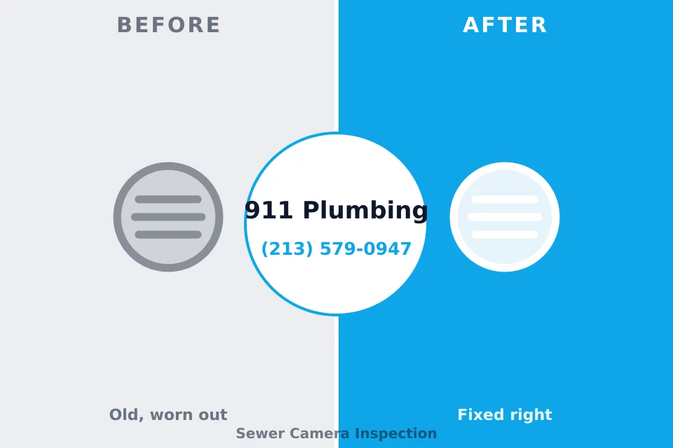 Before and after: plumbing company Rahway, NJ